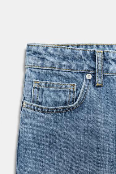 ZW COLLECTION MID-WAIST CAPRI JEANS - Blue by Zara - Image 6