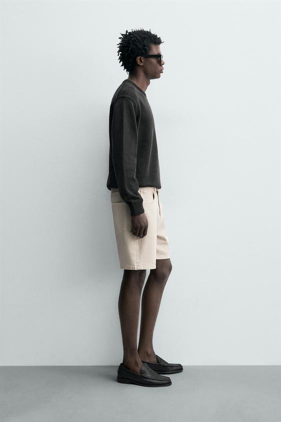 Bermudy jeansowe regular fit