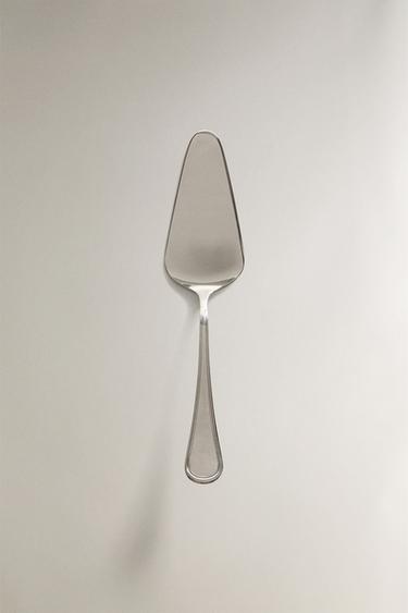 SHINY STEEL CAKE SLICE - Steel by Zara