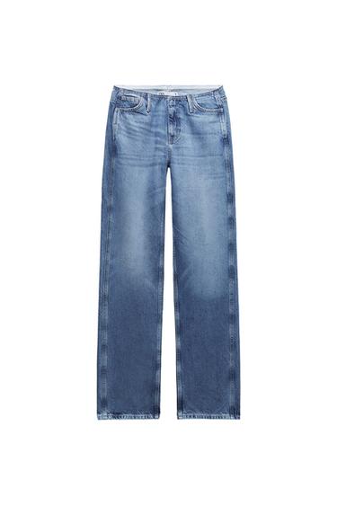 JEANS Z1975 RECTOS TIRO MEDIO LONG LENGTH DESFLECADO