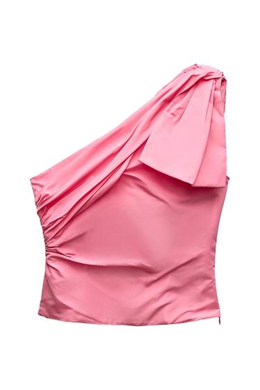 TAFFETA BOW TOP