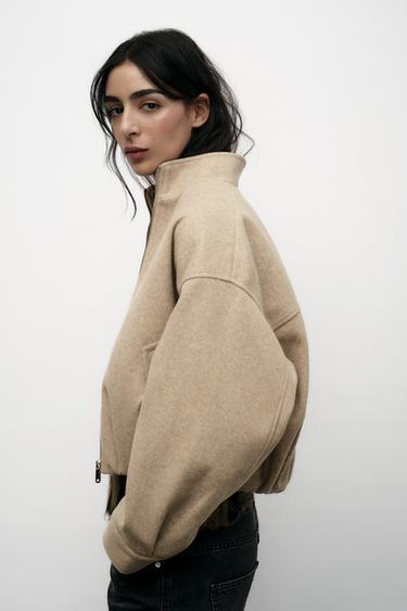BLOUSON BOMBER SOFT - Beige de Zara - Image 2
