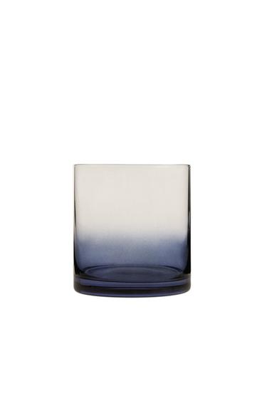 GRADIENT GLASS TUMBLER - Blues by Zara