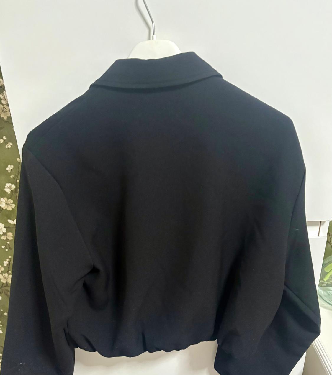 PUFF-SLEEVE BOMBER JACKET - Image 3