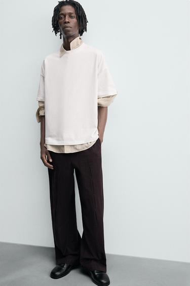 T-SHIRT IMPRIMÉ PÊCHE - Blanc de Zara - Image 5