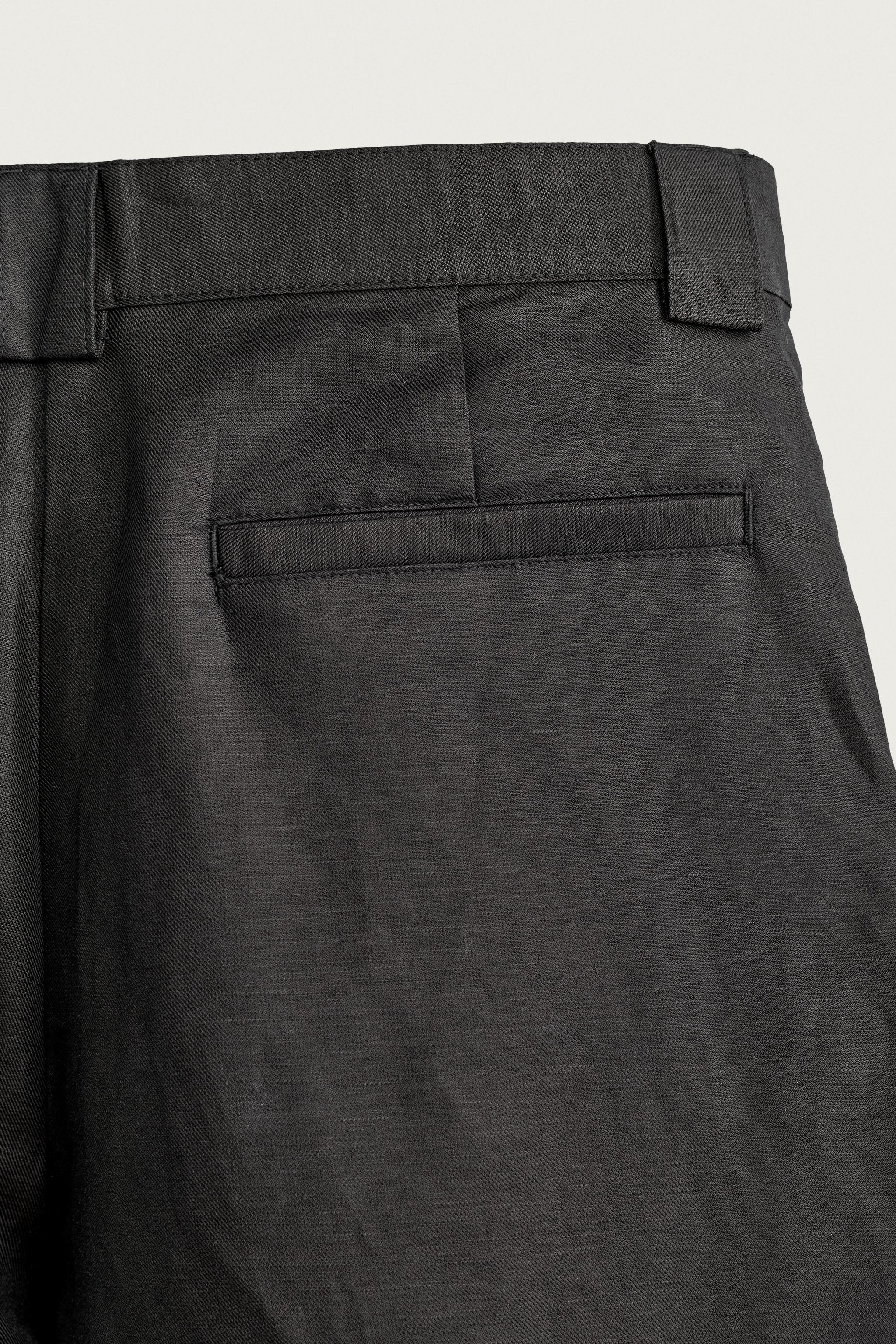 PANTALON COUPE DÉCONTRACTÉE LIN - VISCOSE