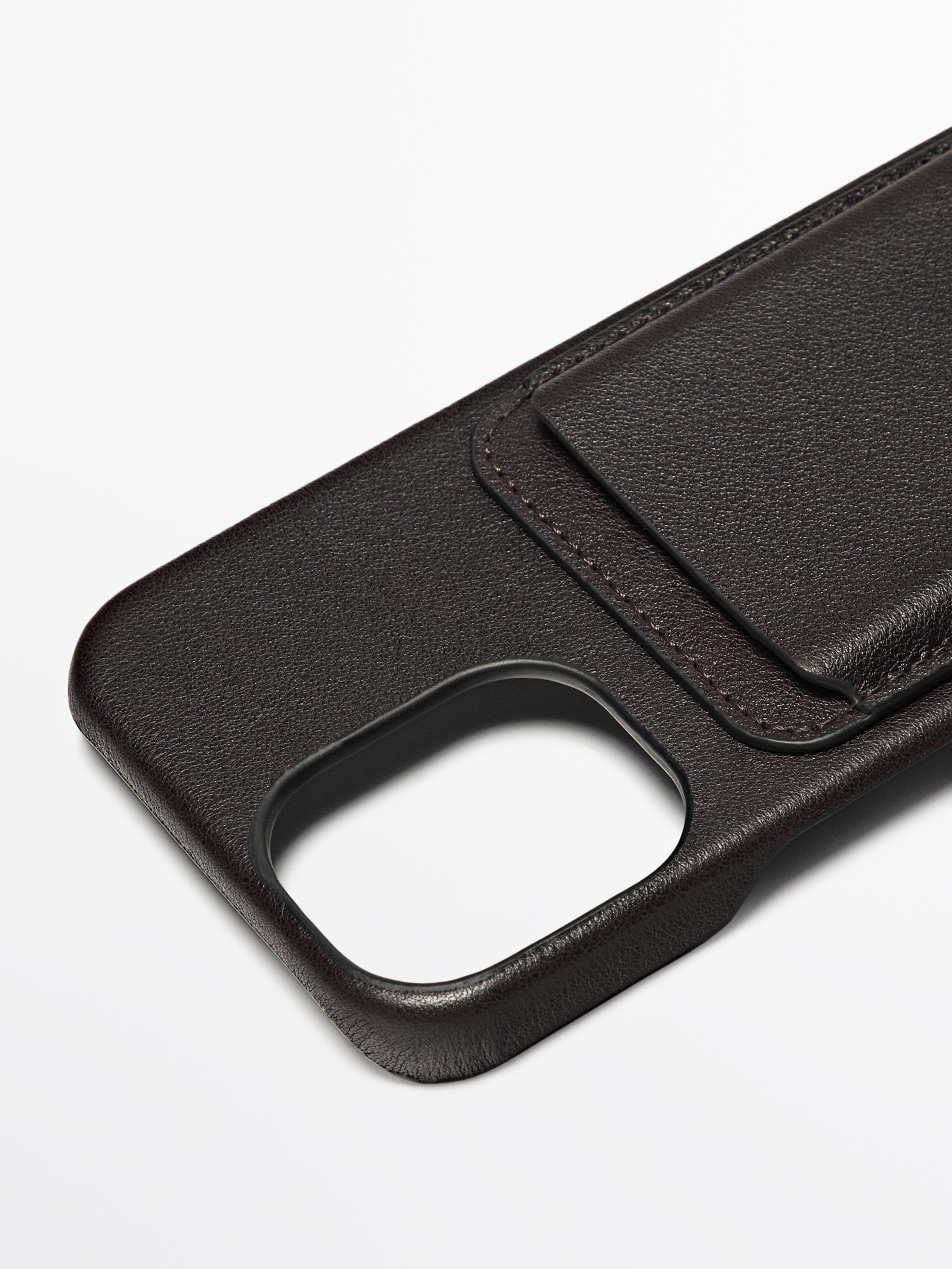 Coque iPhone 16 cuir nappa