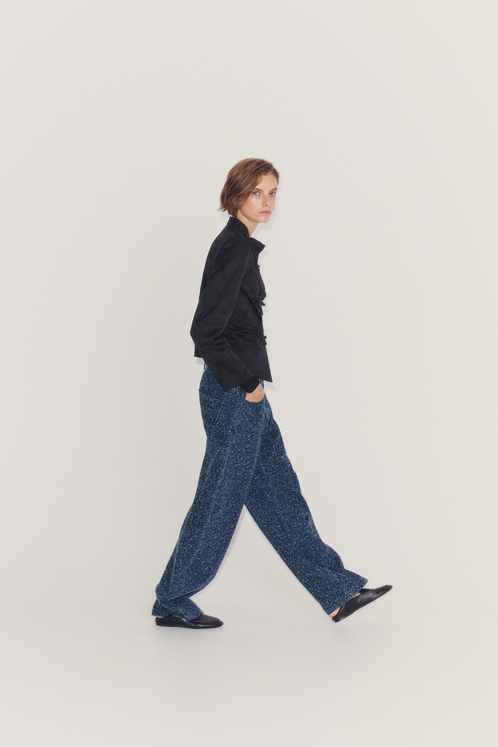 ZW COLLECTION JACQUARD JACKET WITH FROG FASTENINGS