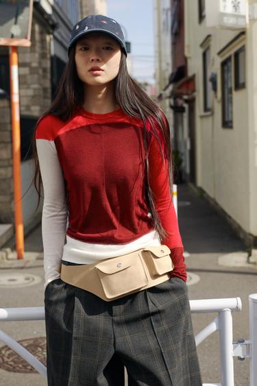 ファインゲージウールセーターマルチカラ―Zaraのファインゲージウールセーター - マルチカラ― 