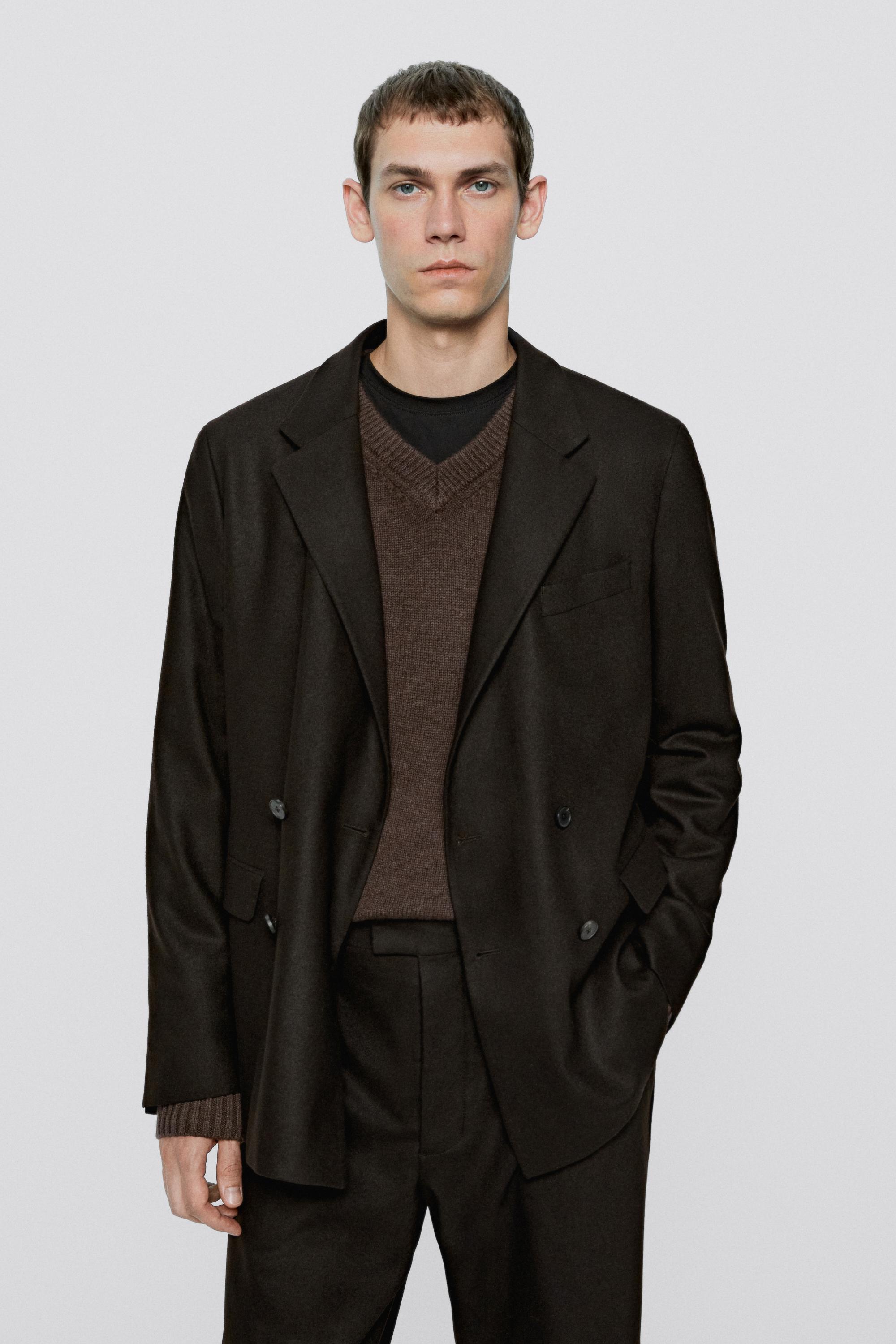 Wool blend flannel suit blazer - LIMITED EDITION