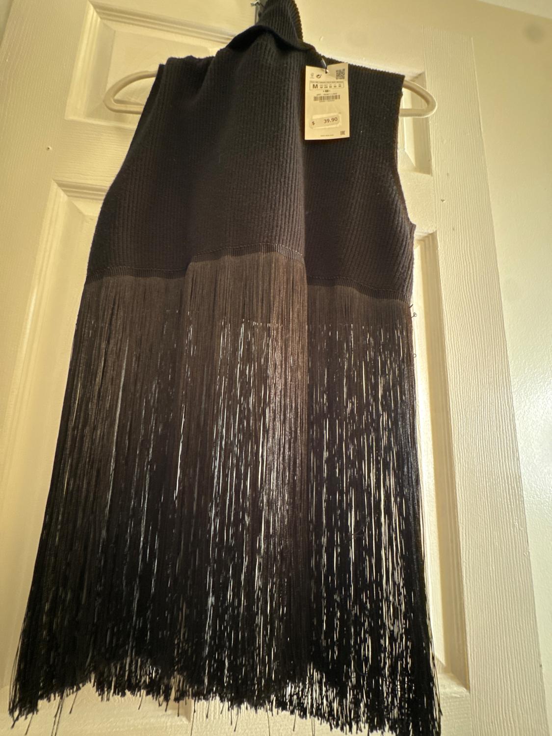 FRINGED KNIT TOP - Image 3