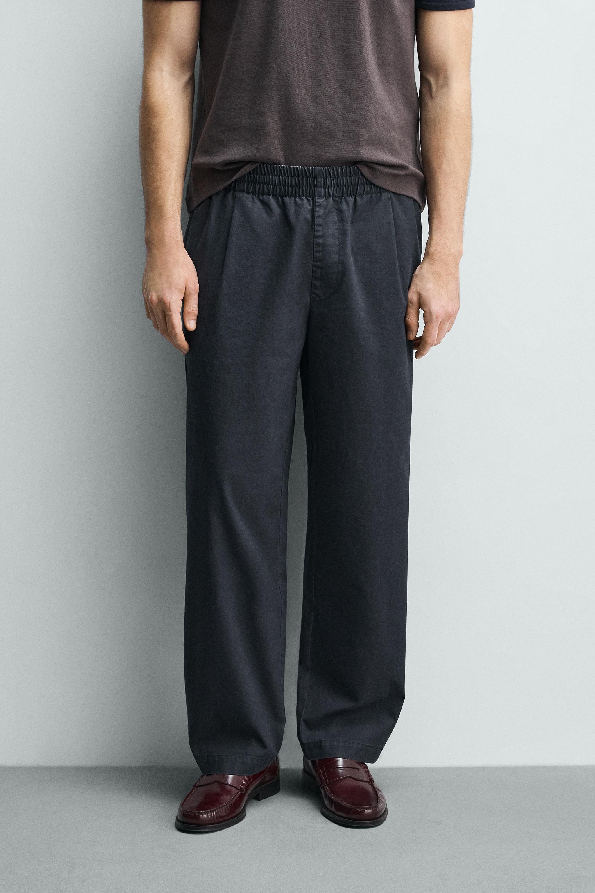 WASHED RELAXED FIT PANTS