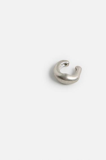 IRREGULAR EAR CUFF - Silver by Zara - Image 3