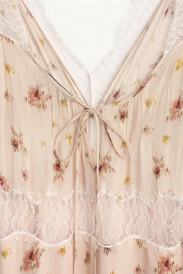 LIMITED EDITION PRINTED LACE DRESS - Printed by Zara - Image 9