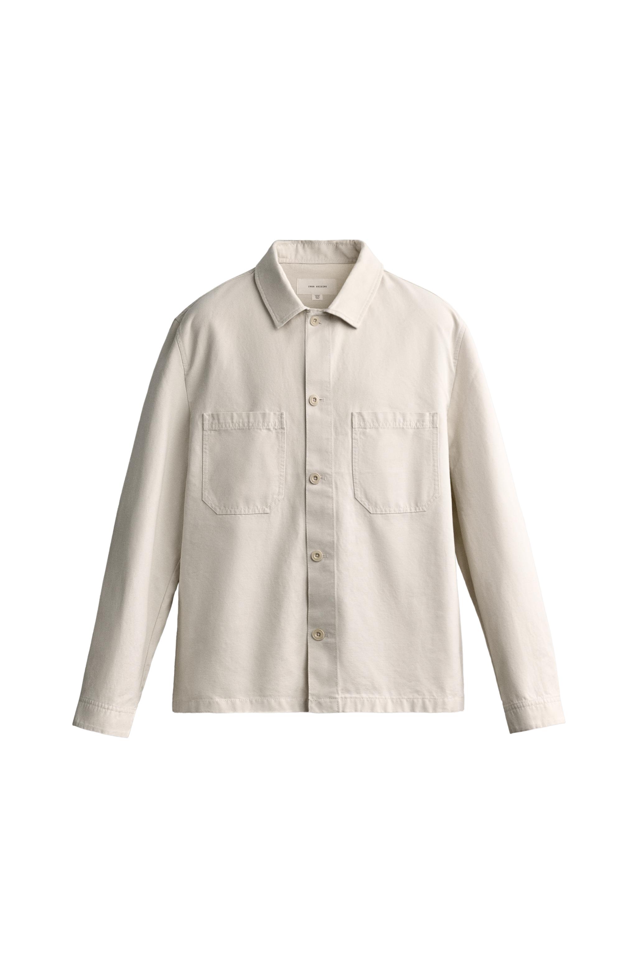 SOBRECAMISA REGULAR FIT CANVAS