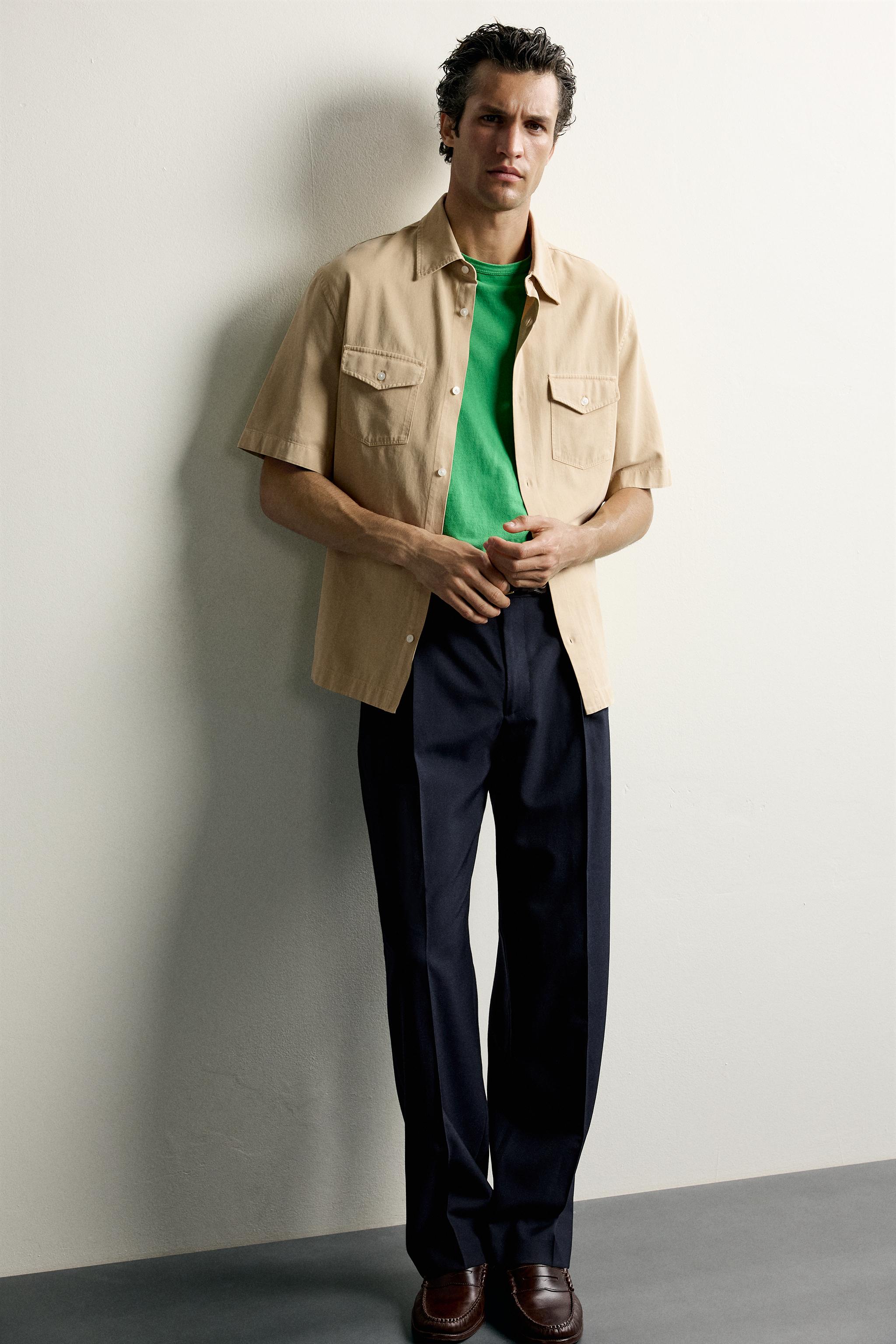 LYOCELL-COTTON REGULAR FIT SHIRT