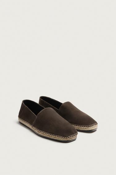 ALPARGATA PIEL LIMITED EDITION - Marrón de Zara