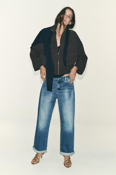 JACKET WITH POCKETS - Brown by Zara - Image 5