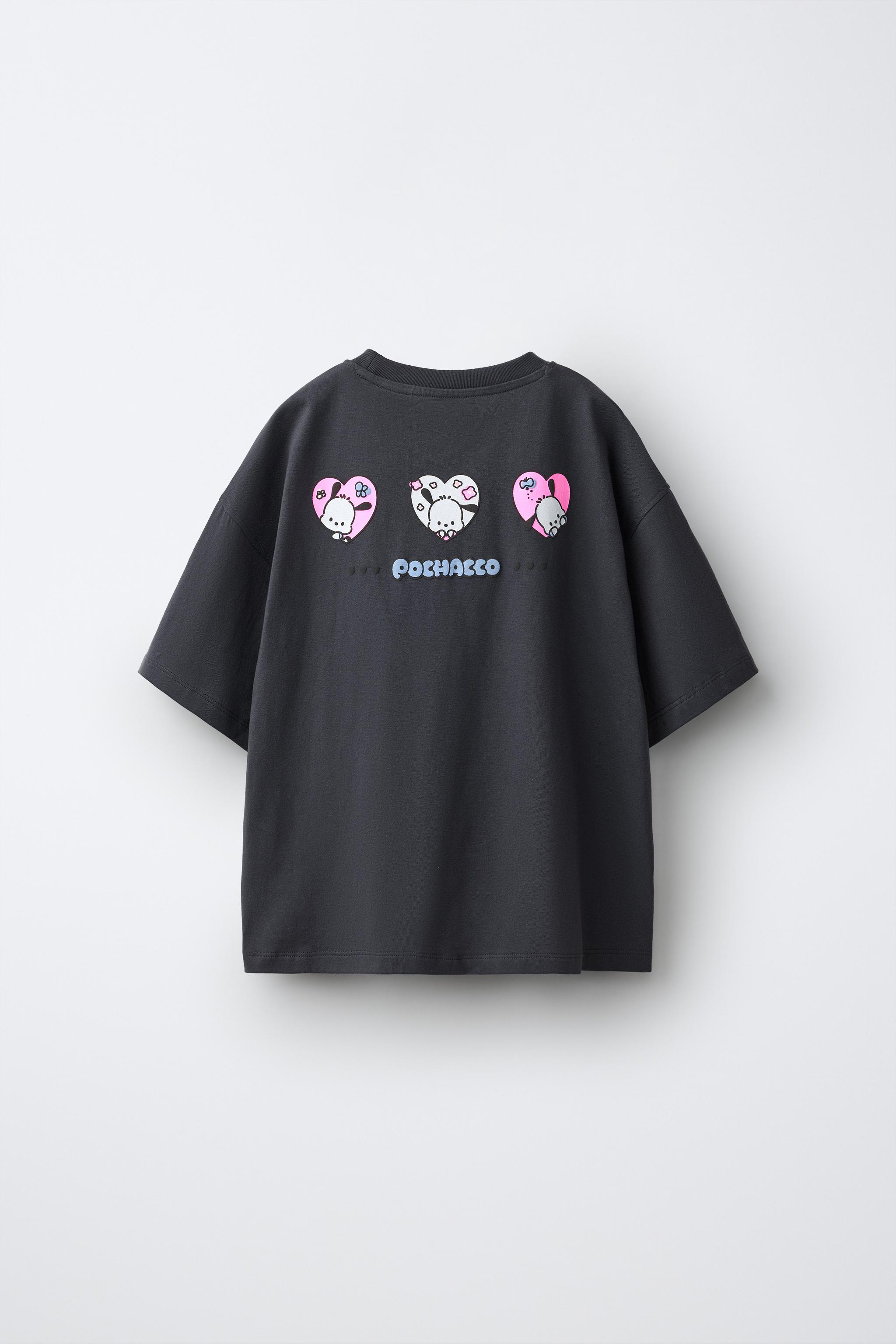 CAMISETA POCHACCO © SANRIO - Cinza-antracito | ZARA Brasil