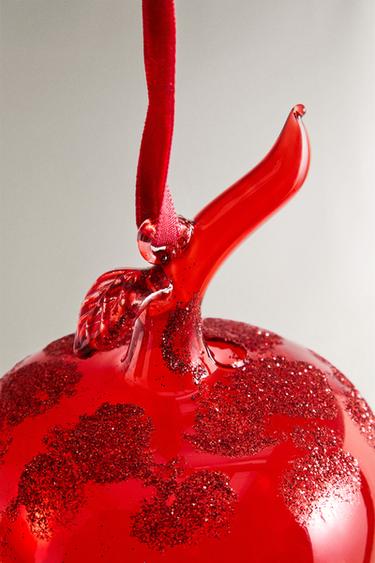 DÉCORATION ARBRE POMME BULLES NOËL - Rouge de Zara - Image 2