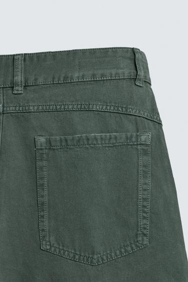 RELAXED FIT BERMUDA SHORTS - Sea green by Zara - Image 8