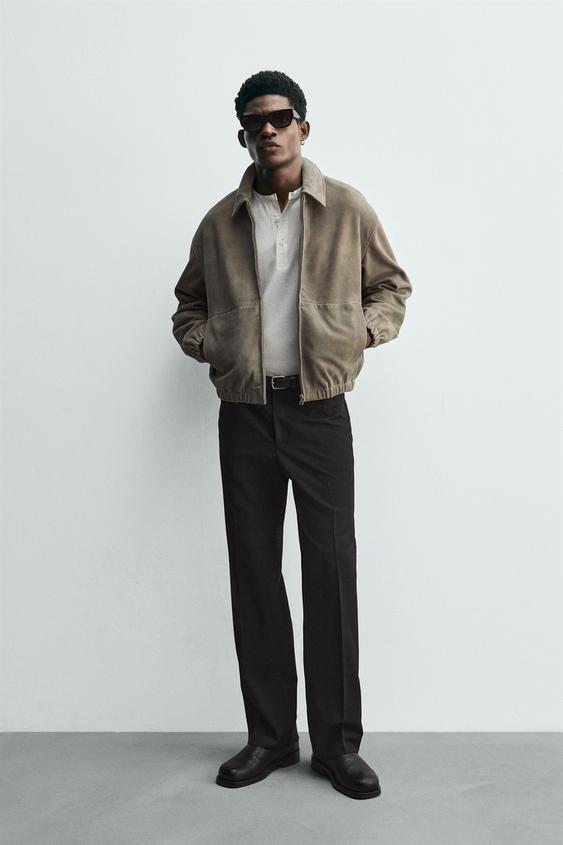 SUEDE LEATHER JACKET