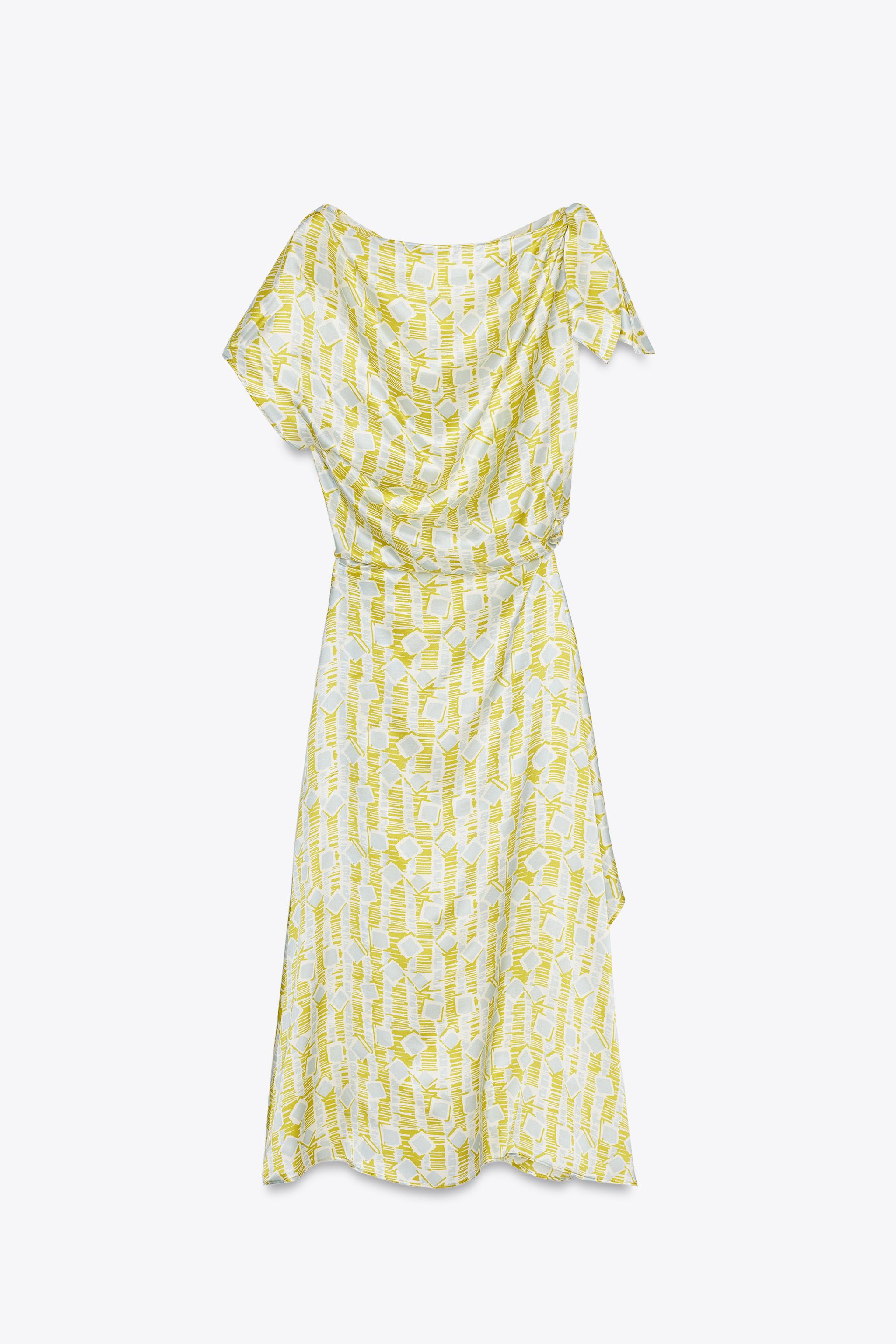 100% SILK PRINTED DRESS LIMITED EDITION - Printed | ZARA