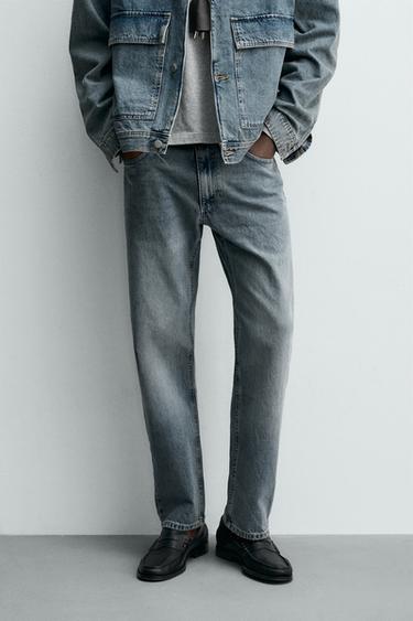 REGULAR FIT JEANS - Pastel blue by Zara
