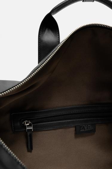 SAC DE VOYAGE LISSE - Noir de Zara - Image 3