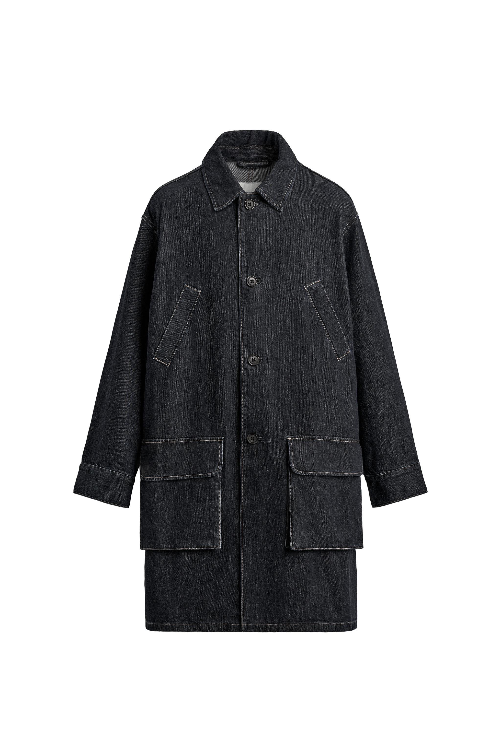 リラックスフィットデニムコート - インディゴブルー | ZARA Japan / 日本