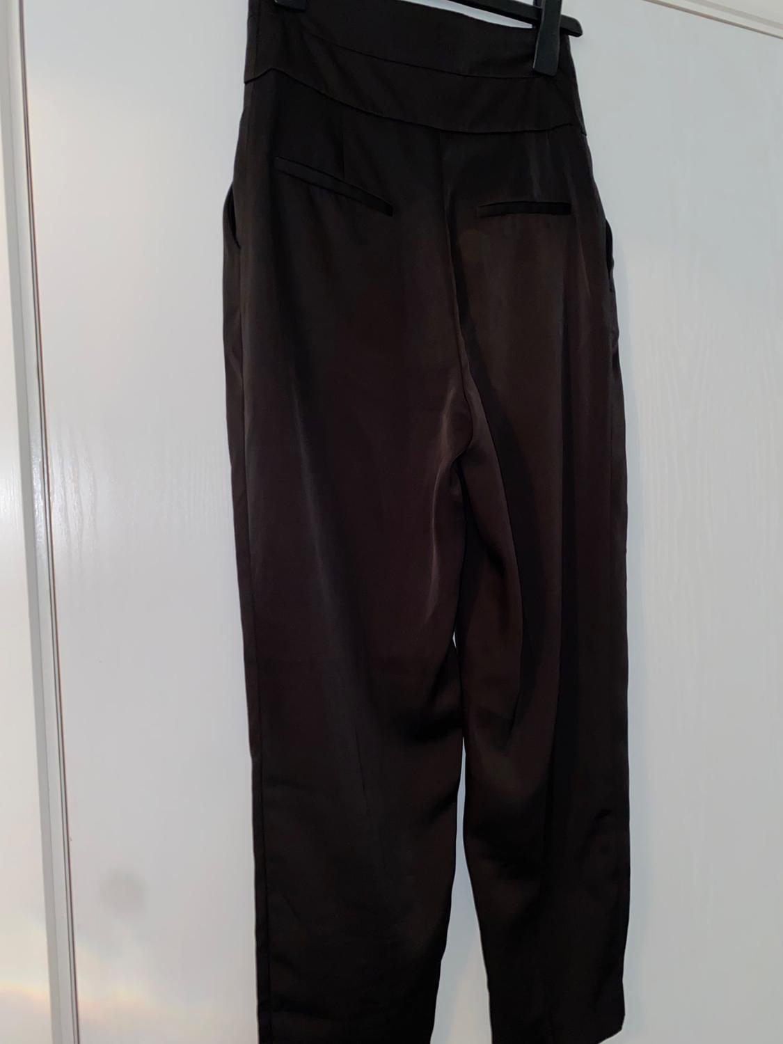 SATIN SASH TROUSERS WITH BUTTONS - Image 4