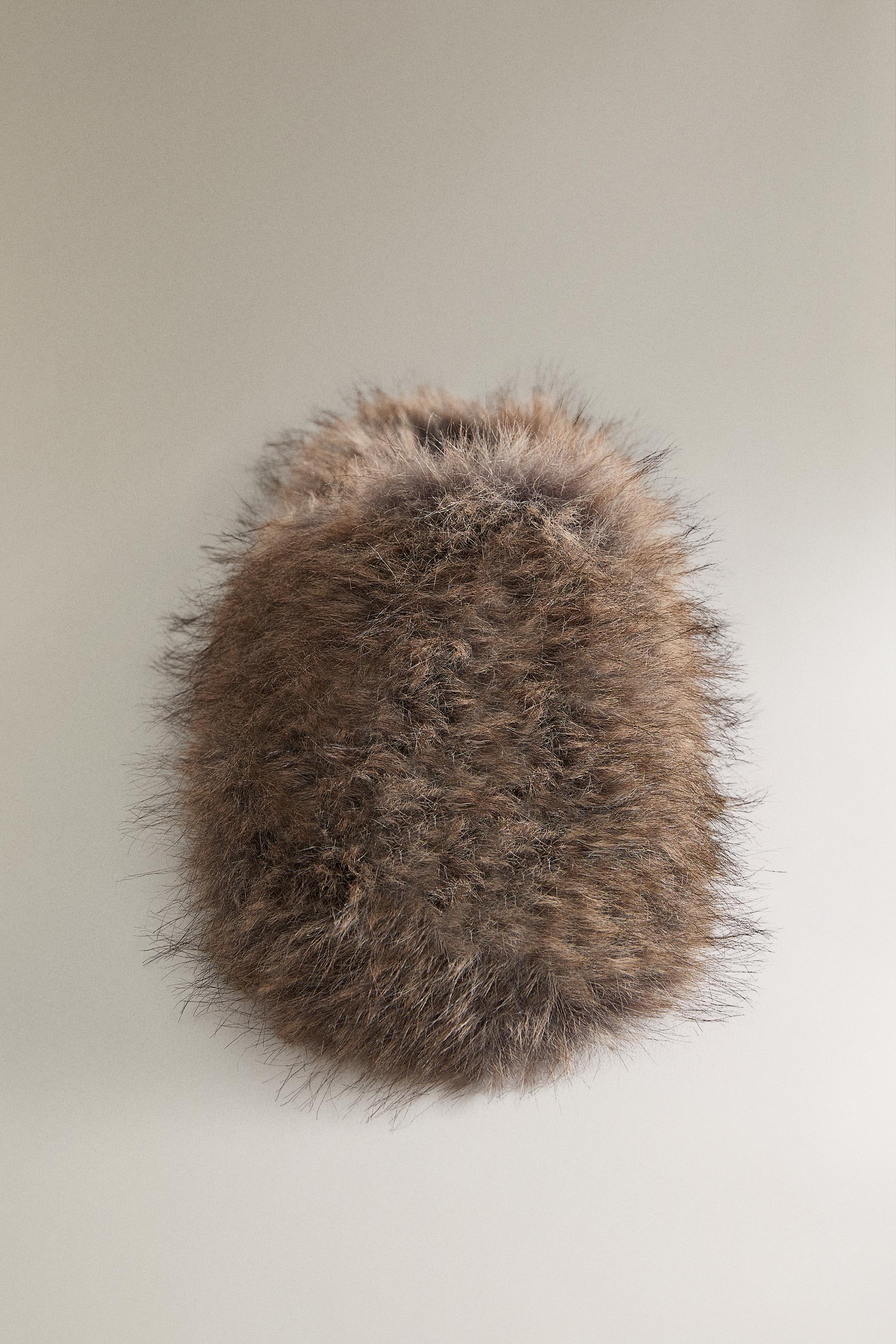 MARLED FAUX FUR SLIPPERS