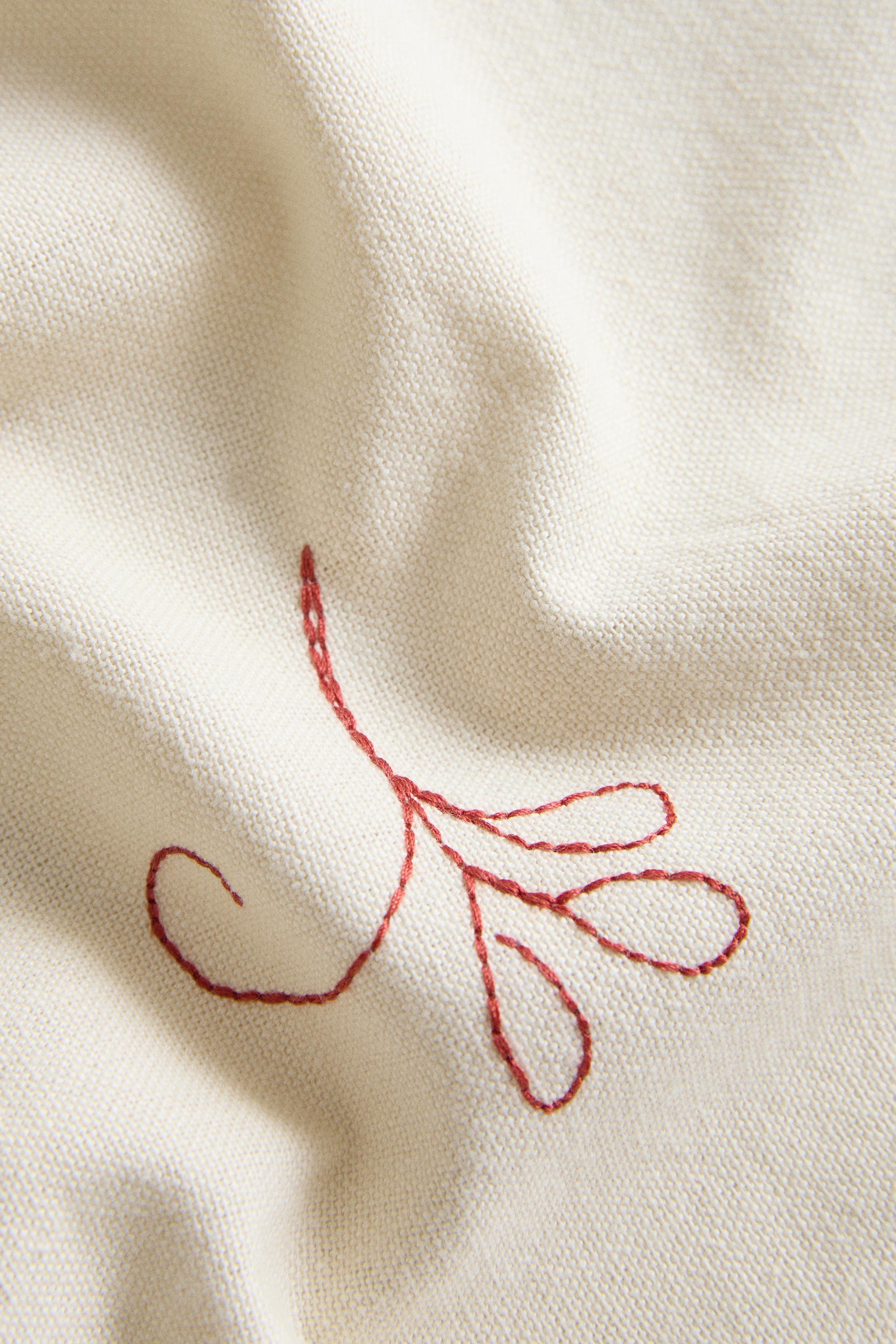 FISH PRINT COTTON TABLECLOTH