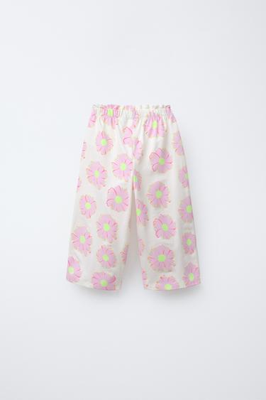 PRINTED CULOTTES - Ecru by Zara - Image 1