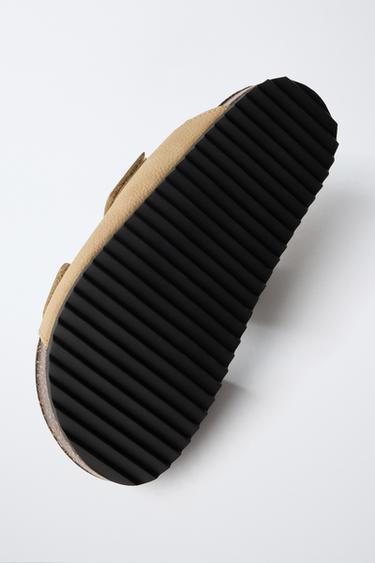 SANDALES À BRIDES - Marron de Zara - Image 6