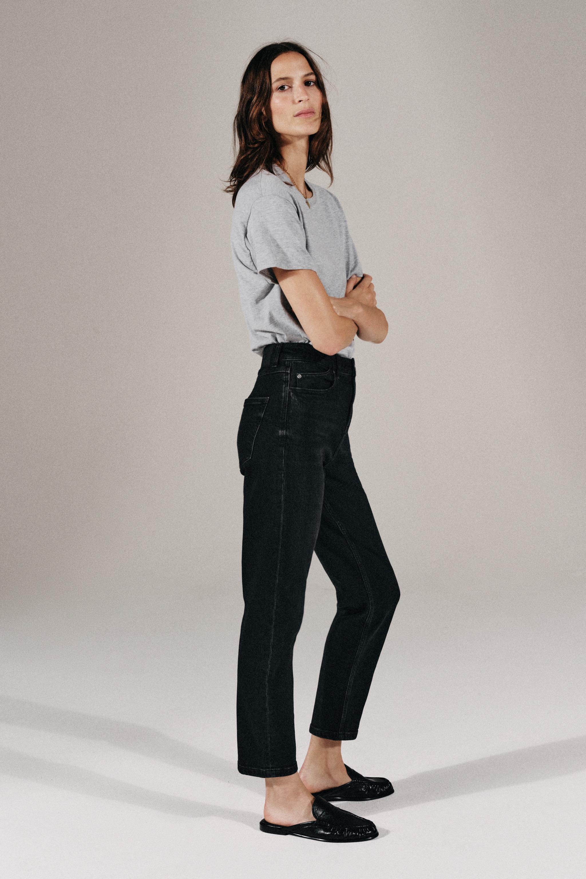 Zara BİSİKLET YAKA T-SHIRT görsel 3