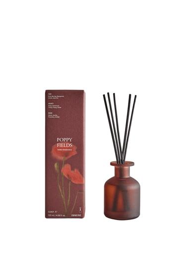 Zara (120 ML) POPPY FIELDS REED DIFFUSERS - Red / Orange