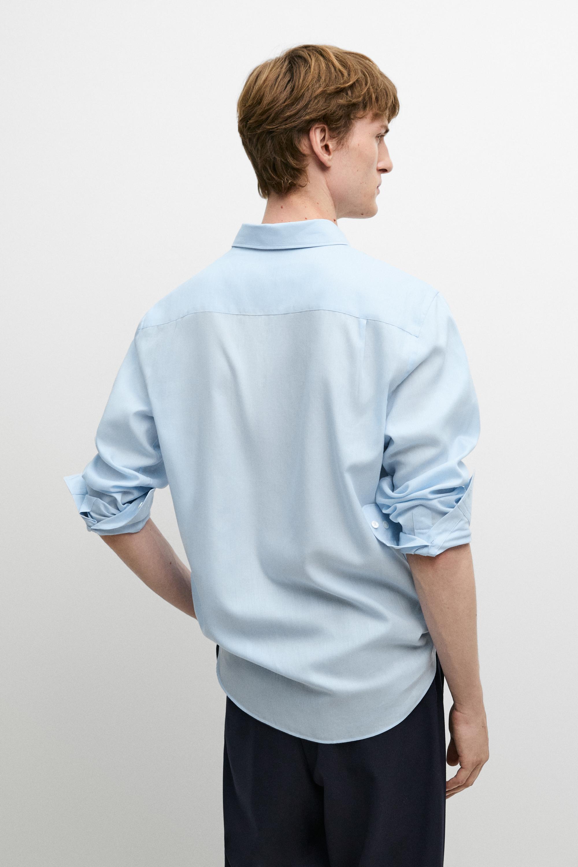 100% cotton twill regular fit shirt