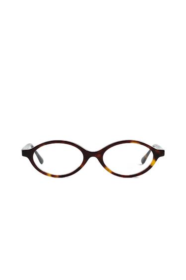 Zara OVAL GLASSES - Tortoise shell