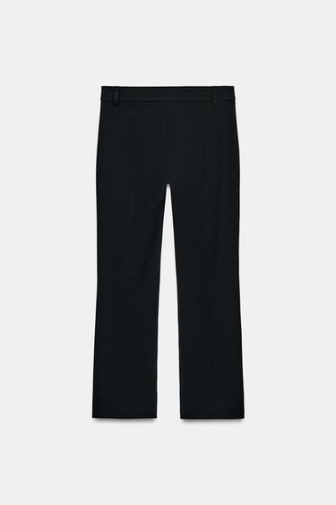 PANTALON CROPPED ZW COLLECTION - Noir de Zara - Image 4
