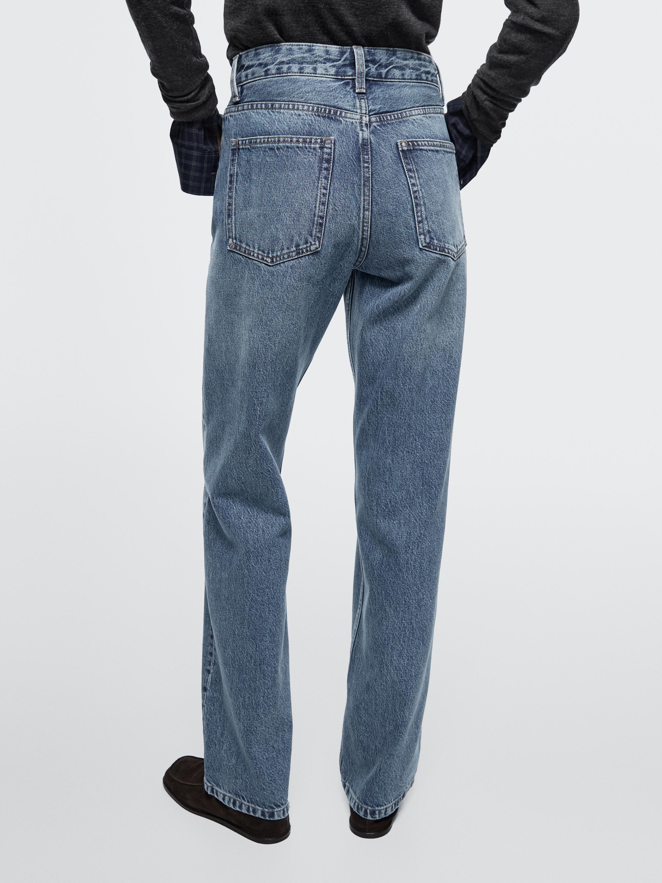 Jean straight mid-rise