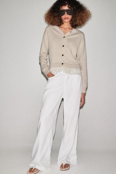 CHAQUETA PUNTO COMBINADA - Arena de Zara - Imagen 0