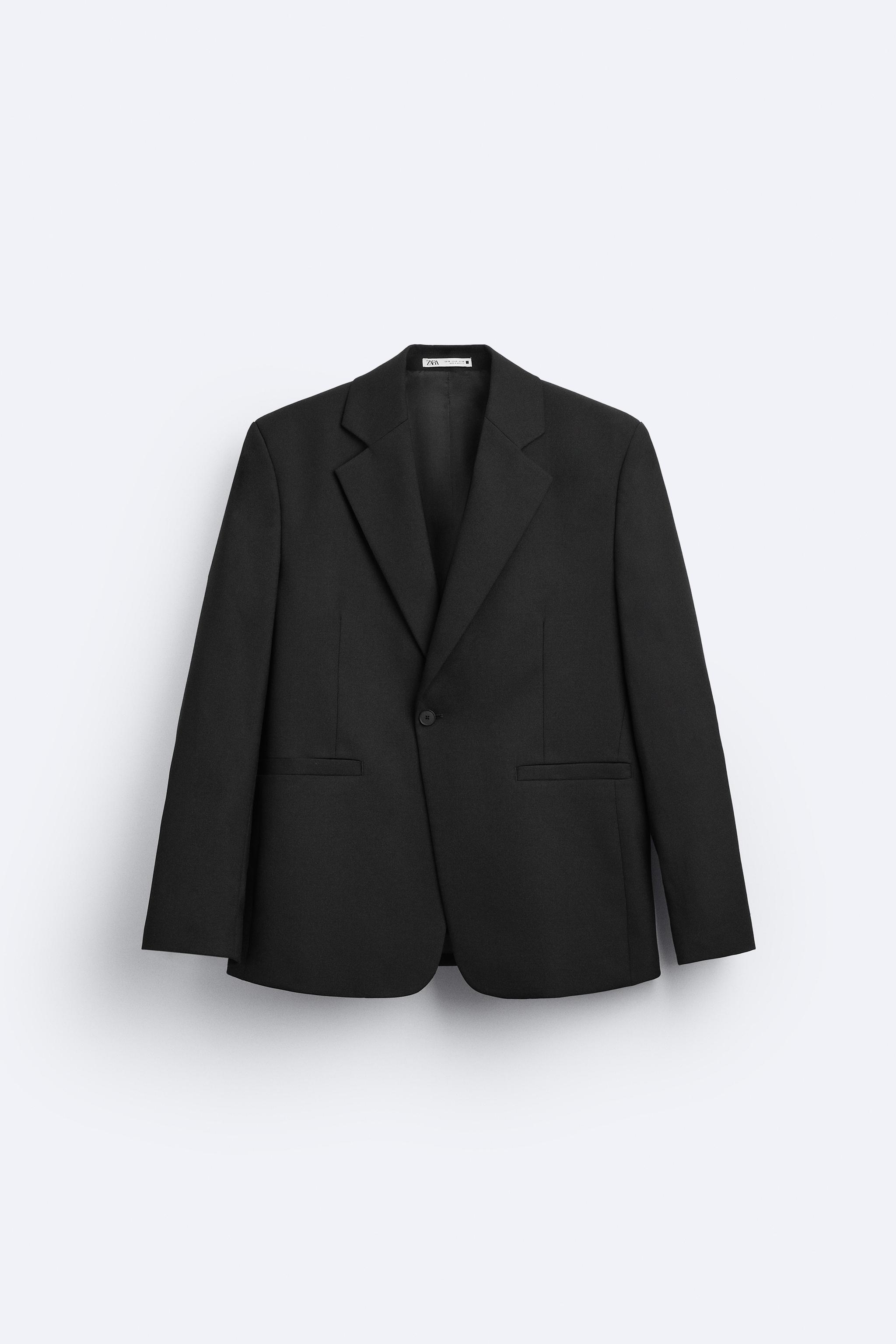 BLAZER DE FATO COM LÃ - Preto