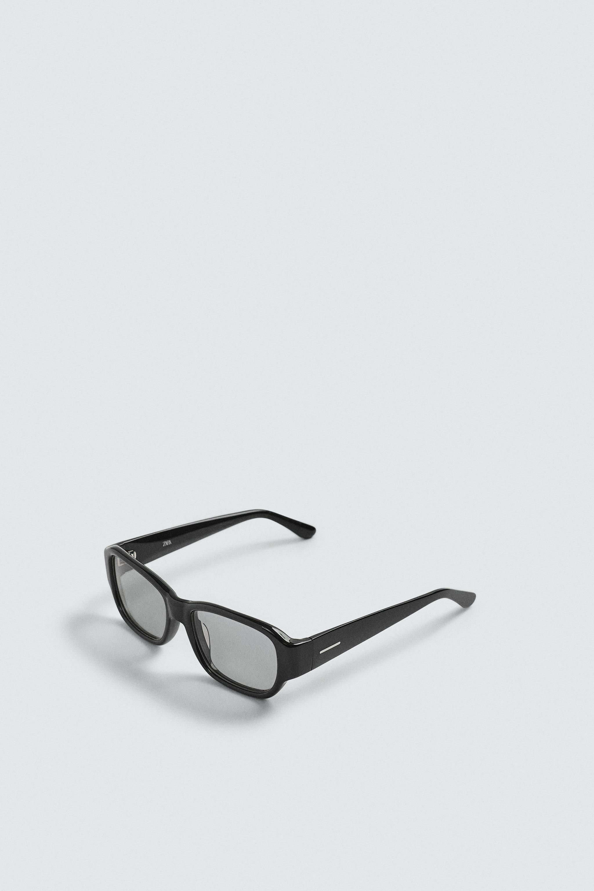 ZARA WOODEN SUNGLASSES BLACK GREY ? NEW WITH TAGS AND CASE RECTANGULAR SUNGLASSES - Black | ZARA United States main image 2