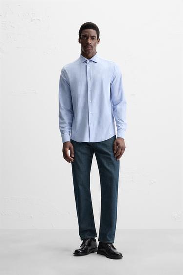 REGULAR FIT SHIRT - striped by Zara