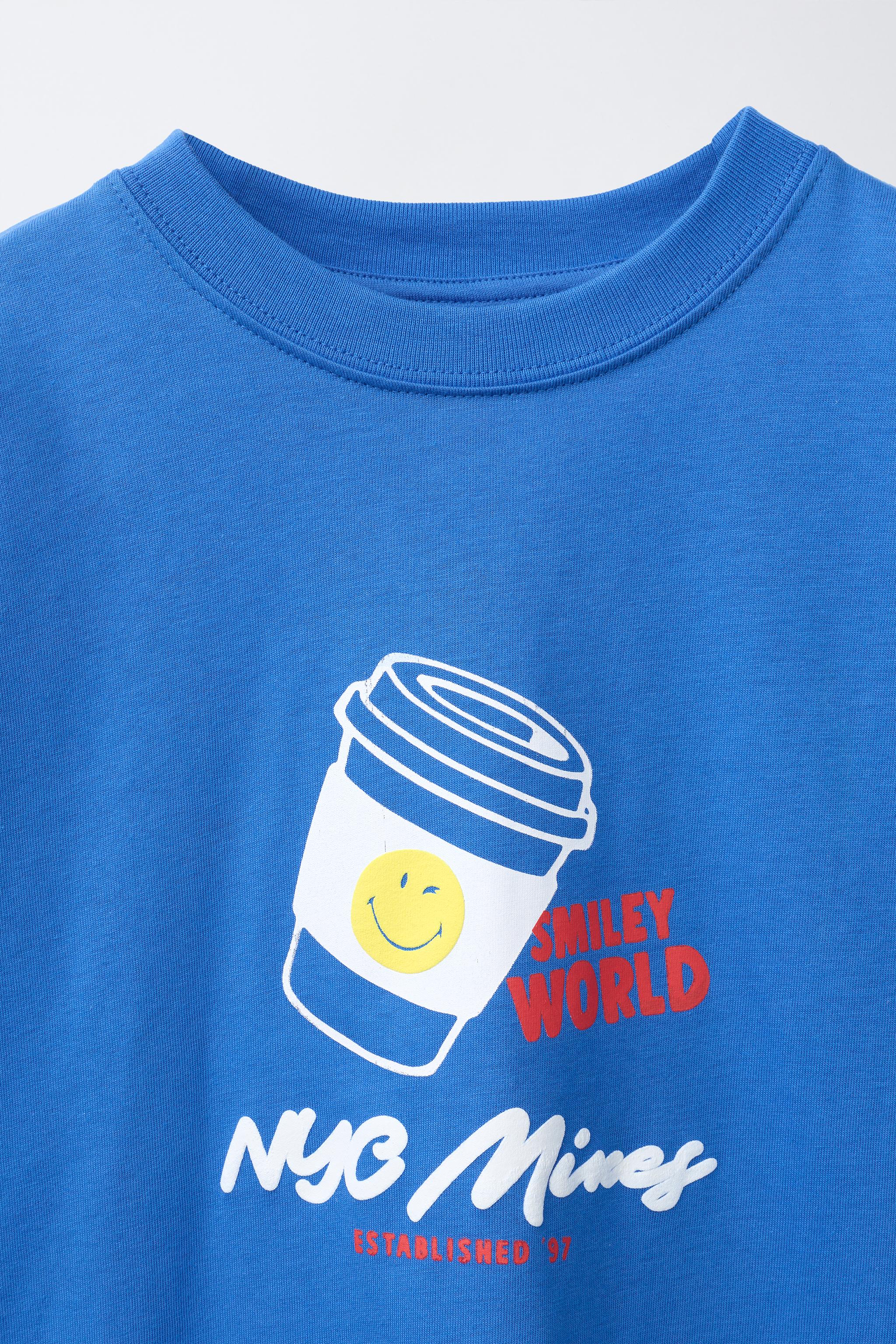 Детские футболки Zara SMILEYWORLD® T-SHIRT — фото 4