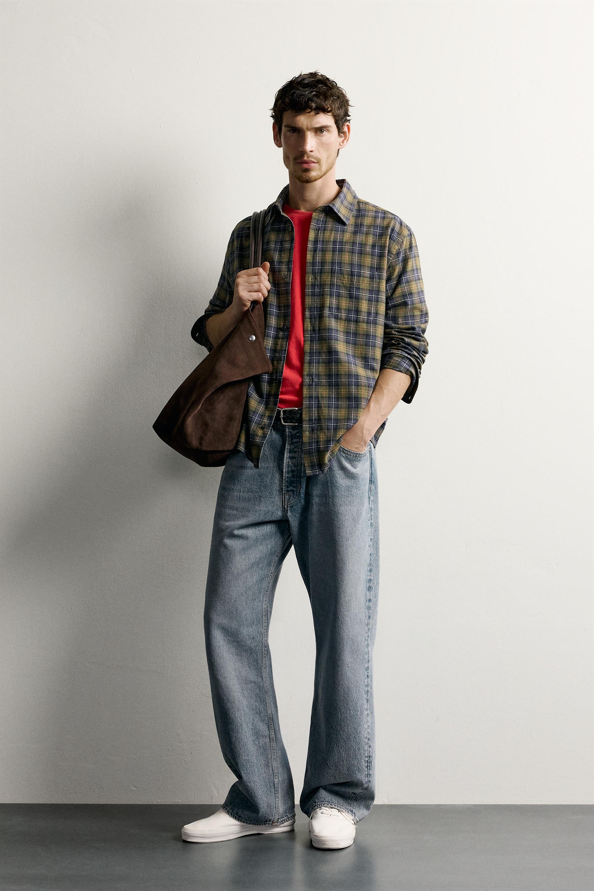 CHEMISE EN FLANELLE À CARREAUX
