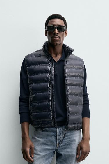 LET VEST, VANDAFVISENDE - marine fra Zara