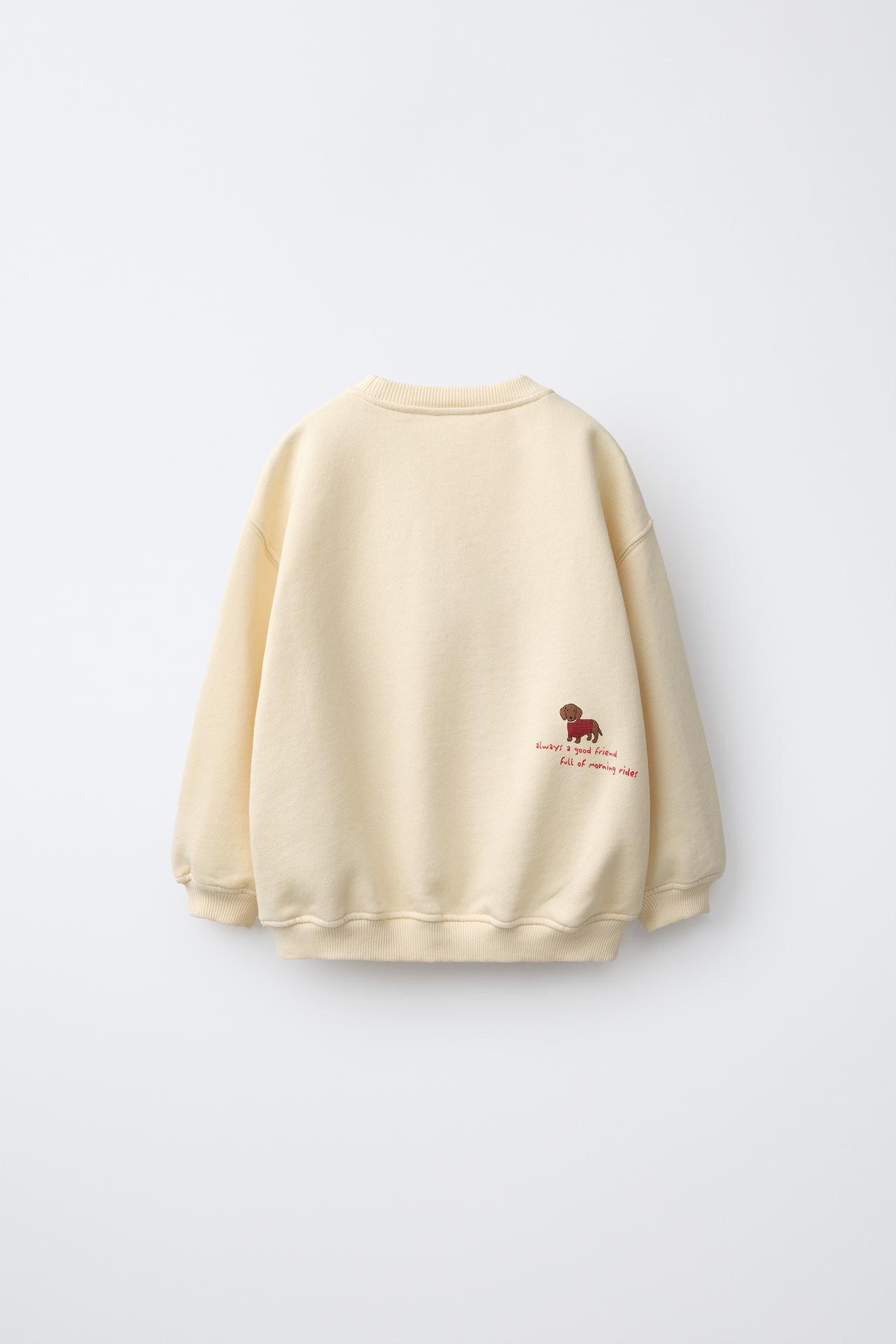 HEART PATCH SWEATSHIRT — Butter