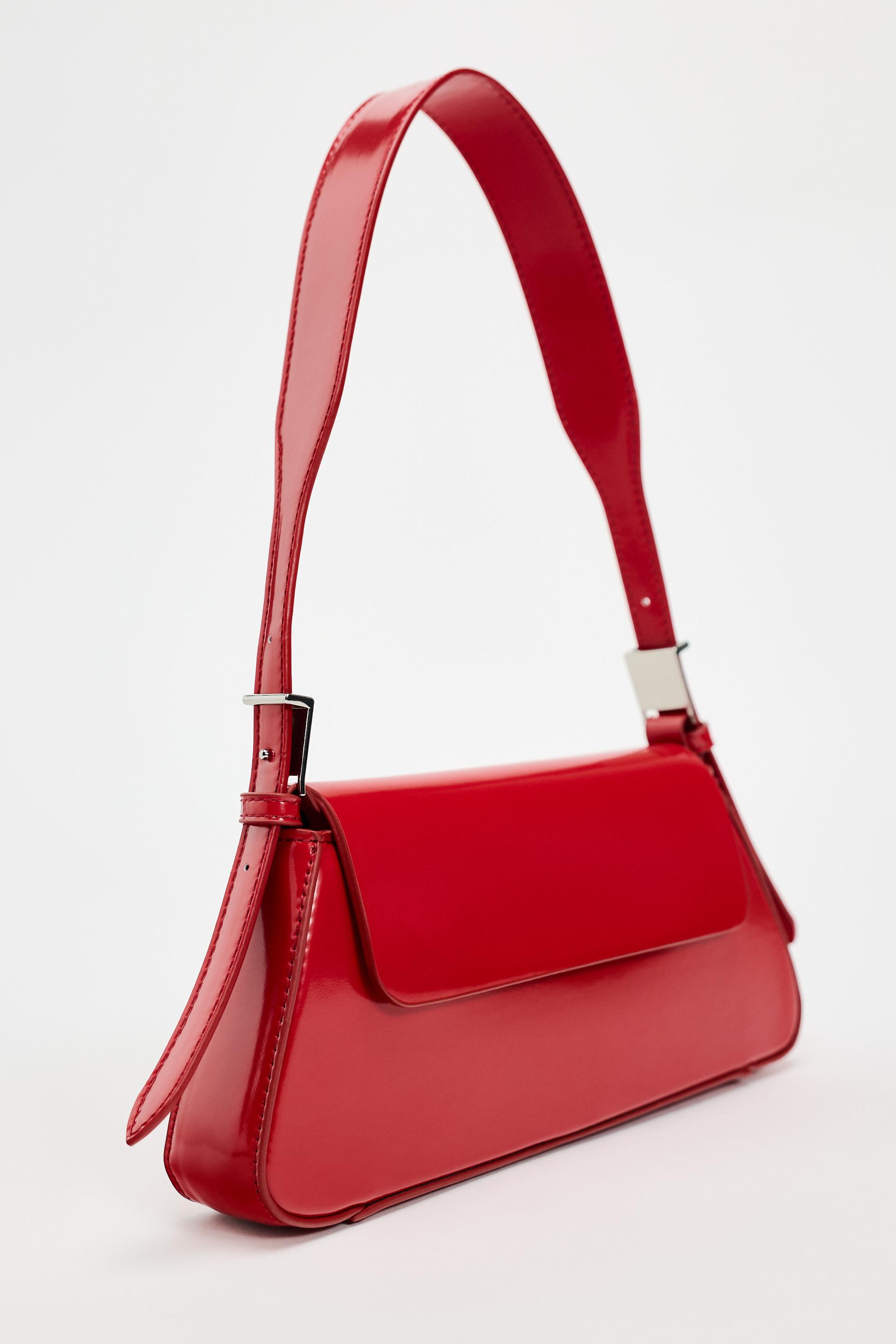Zara red sling bag Clearance